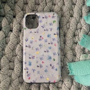 Purple flowers Burga phone case iPhone 11